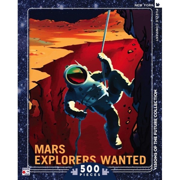 Wizje przyszłości- Poszukiwany odkrywca Marsa (1000el.) - Sklep Art Puzzle